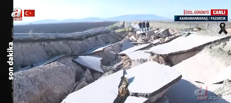 Deprem DEV çukurlara neden oldu! İşte ürküten YIKIM... Yol bu hale geldi 17