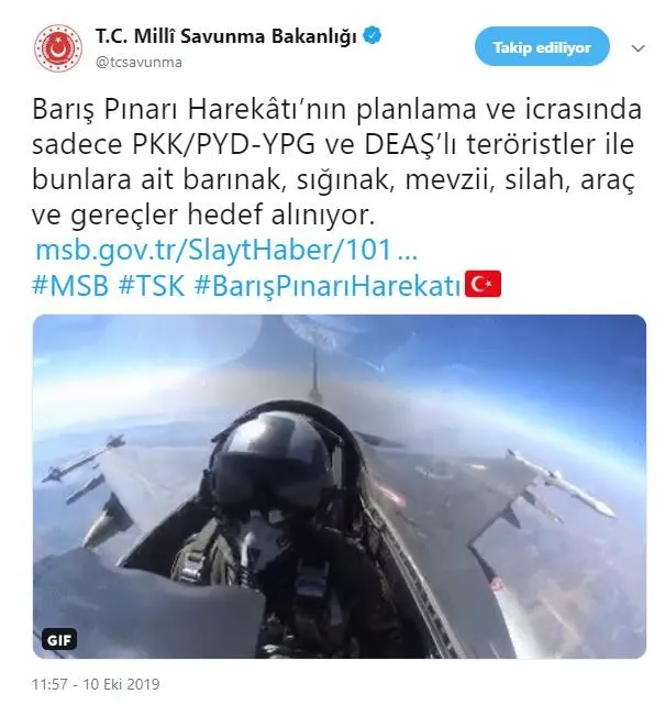 Milli Savunma Bakanlığı'ndan kritik Barış Pınarı Harekatı duyurusu - 2