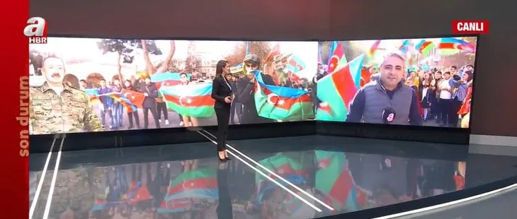 Son dakika: Şuşa zaferinin ardından Azerbaycan’da çifte bayram! Vatandaşlar sevinçlerini A Haber’le paylaştı