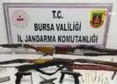 Bursa’da ruhsatsız silah operasyonu