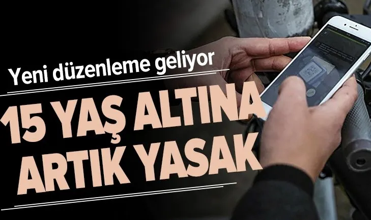 Yeni düzenleme geliyor! Scooterlar 15 yaş altına yasak...