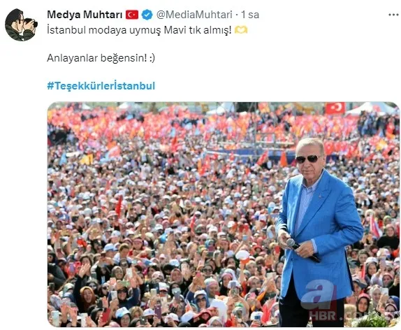 Başkan Recep Tayyip Erdoğan’dan “Teşekkürler İstanbul” mesajı! “Tweet altında paylaşalım…”