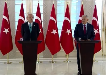 Başbakan Yıldırım ile CHP lideri Kılıçdaroğlu'dan ortak açıklama