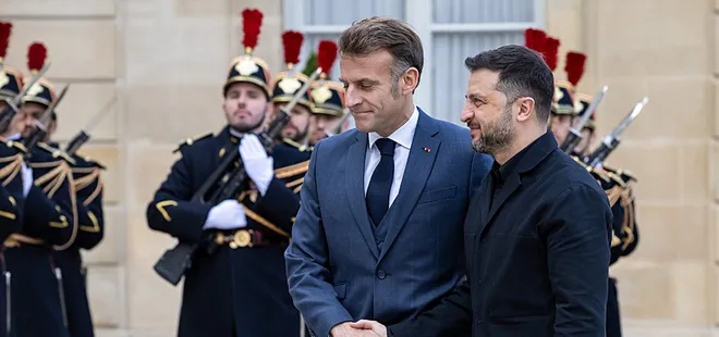 Ukrayna Devlet Başkanı Zelenskiy Fransa’da: Paris’ten Kiev’e silah satışı