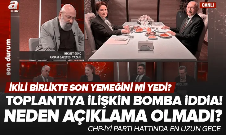 Toplantıya ilişkin bomba iddia!