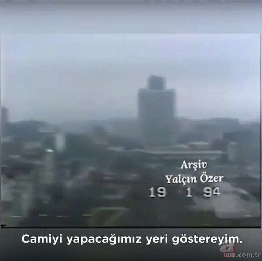 Taksim Camii’nde ilk namaz bugün kılındı! Başkan Erdoğan 27 yıl önce yerini böyle göstermişti 1