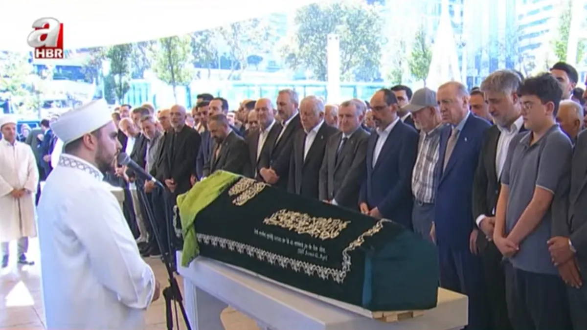 Başkan Erdoğan Zehra Önen'in cenaze töreninde