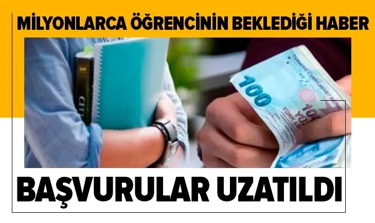 Son dakika | Gençlik ve Spor Bakanı Mehmet Muharrem Kasapoğlu açıkladı: Burs ve kredi başvuruları 8 Kasım'a uzatıldı