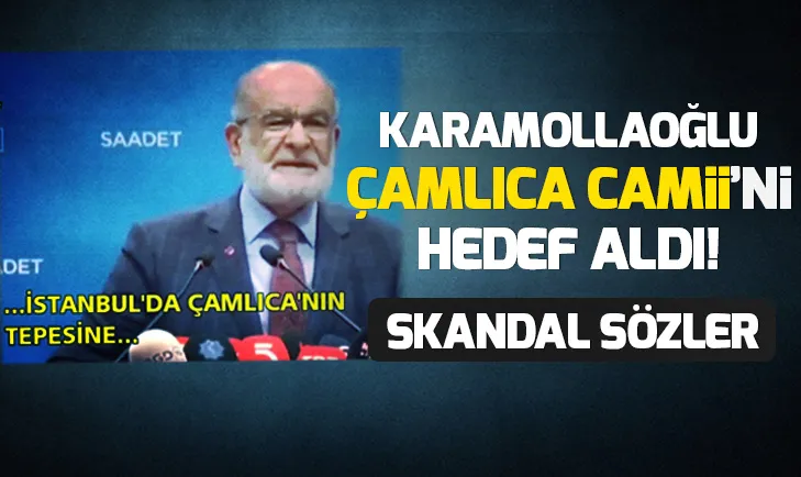 Çamlıca Camii’den Temel Karamollaoğlu’na yanıt niteliğinde görüntü