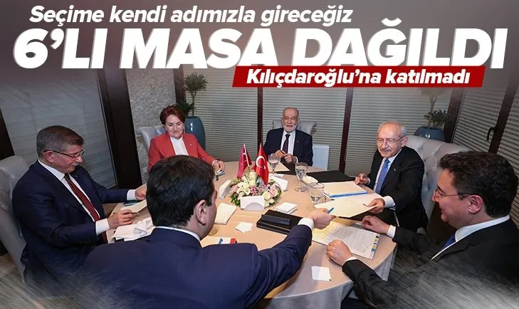 Ali Babacan’dan 2023 seçimleri kararı: Kendi adımızla girme kararı aldık | 6’lı masa dağıldı