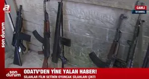 A Haber Oda TV’nin ’silah’ yalanını çökertti!