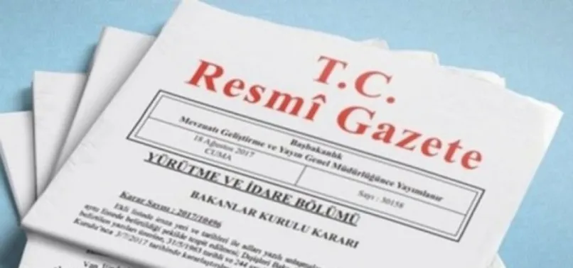 Atama kararları Resmi Gazete'de