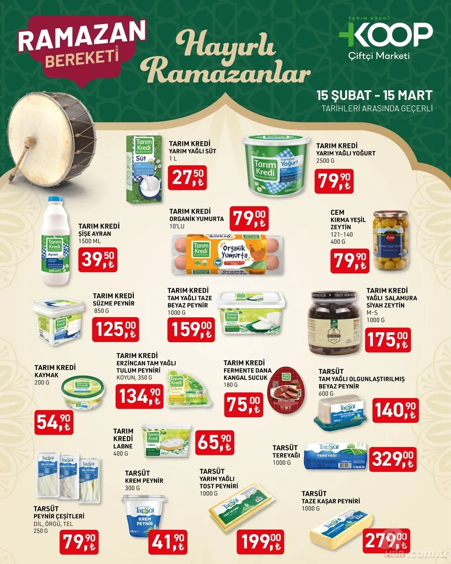 Tarım Kredi'de Ramazan Bereketi başladı! Uygun fiyatlar mutfağınızı dolduracak: Un 84.50 TL, mercimek 39.90 TL... 15