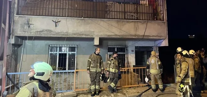 Başakşehir’de 3 katlı binada yangın paniği