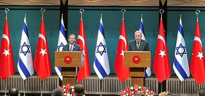 Başkan Recep Tayyip Erdoğan’dan İsrail Cumhurbaşkanı Isaac Herzog ile düzenlenen ortak basın toplantısında son dakika açıklamaları