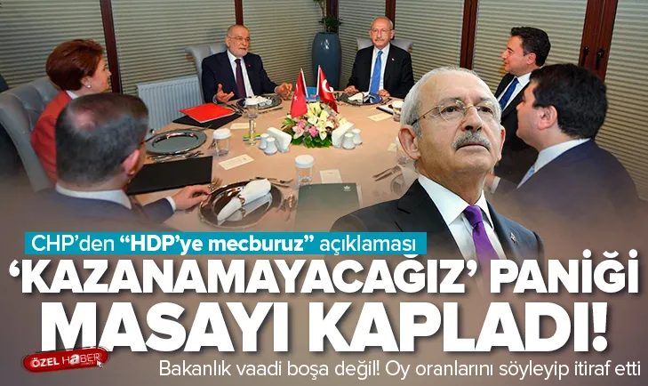 Altılı masada ’kazanamayacağız’ paniği!