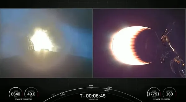 TÜRKSAT 5B uzay yolunda! Türkiye’nin 8’inci uydusu fırlatıldı