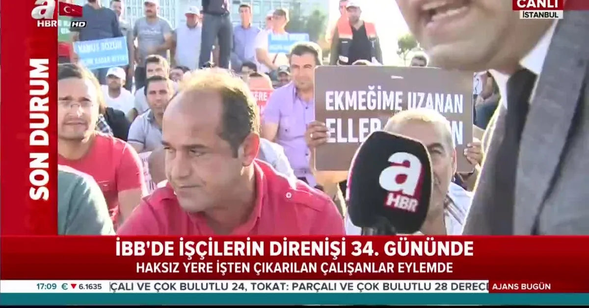 İBB işçilerinin direnişi 34. gününde | Video