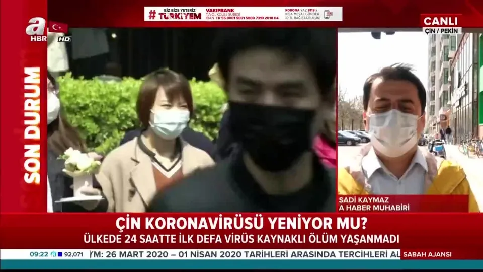 Çin’de bugün ilk defa koronavirüs ölümü yaşanmadı! Gelişmeleri A Haber muhabiri aktardı |Video