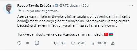 Son dakika: Azerbaycan Elçiliği'ne saldırı: Bir güvenlik görevlisi hayatını kaybetti! Bakan Çavuşoğlu'ndan A Haber'de İran'a çağrı - 10