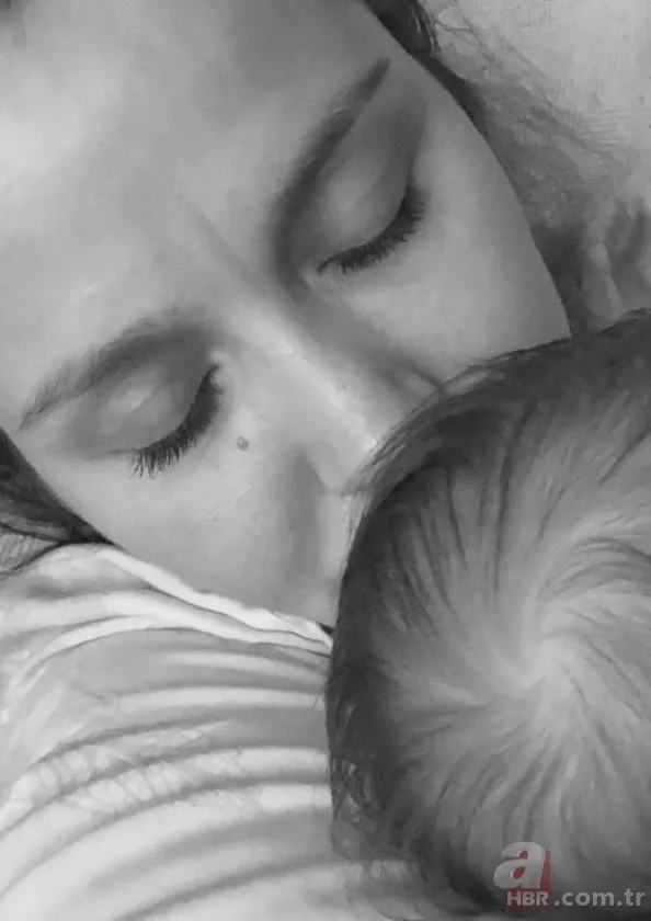 Sen Anlat Karadeniz'in Nefes'i İrem Helvacıoğlu kızı Sora'yı paylaştı 7