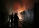 Korku dolu anlar! Önce patlama sonra yangın