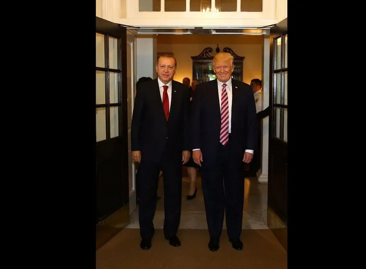 Mevlüt Çavuşoğlu, Erdoğan - Trump görüşmesi sonrası fotoğraflar paylaştı