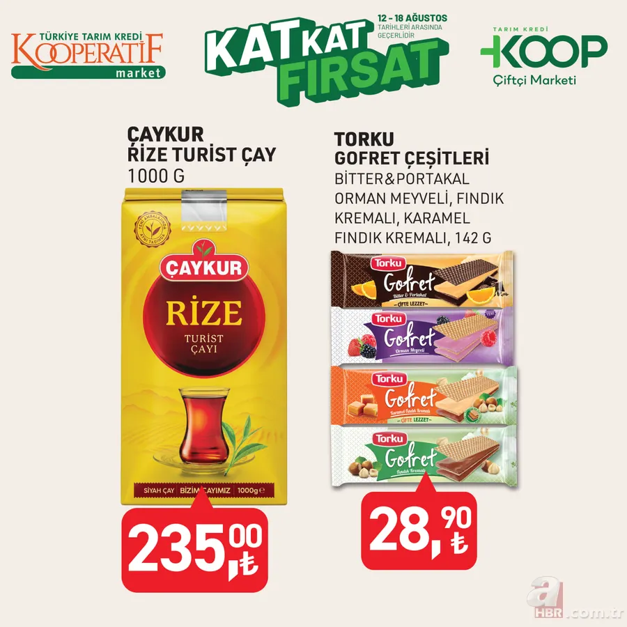 13-18 Ağustos Tarım Kredi Kooperatifi kampanyası: Zeytinyağı, tavuk baget çeşitleri, dana kıyma ve daha birçok üründe özel fiyatlar 17