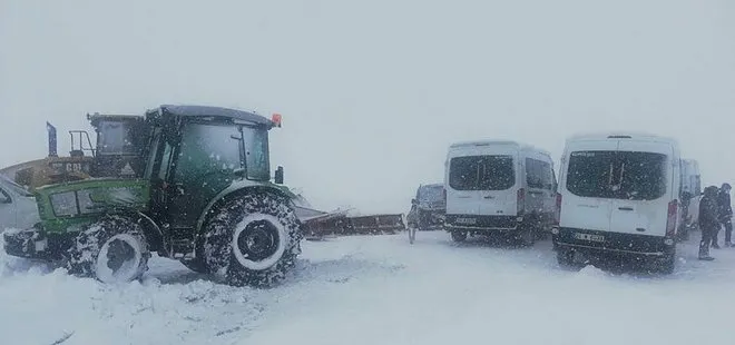 Yoğun kar yağışı nedeniyle Erzincan’da 189 köy yolu ulaşıma kapandı