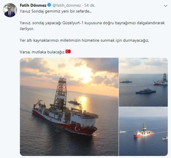 Enerji ve Tabii Kaynaklar Bakanı Fatih Dönmez: Yavuz sondaj gemimiz ilerliyor - 4