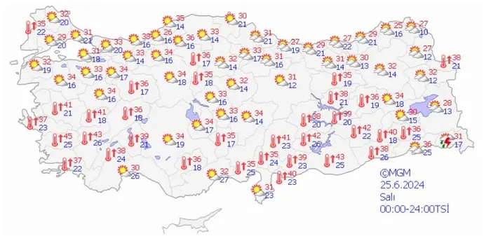 HAVA DURUMU | Bu illerde yaşayanlar dikkat: Çöl sıcakları kavuracak! Meteorolojiden 5 günlük harita - 15