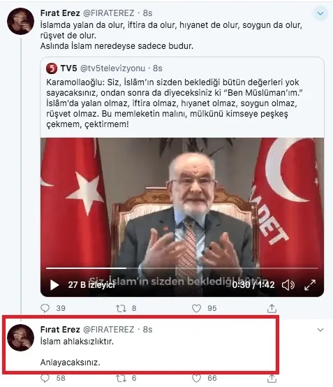 Son dakika: İslam'a ve Hz Muhammed'e hakaret eden Fırat Erez Antalya'da gözaltına alındı! Fırat Erez kimdir? - 2