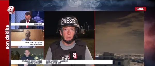 A Haber çatışma bölgesinde | İsrail tankları Gazze sınırında! Namlular sivillere dönmüş durumda