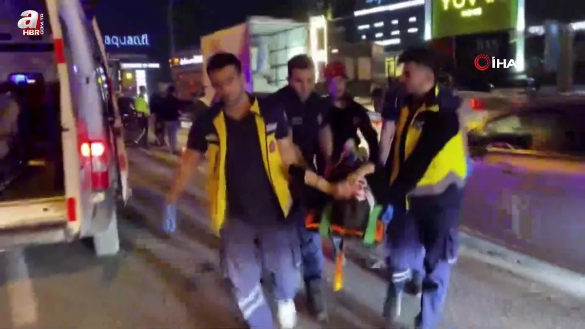 Bursa’da 5 araç birbirine girdi: 3 yaralı