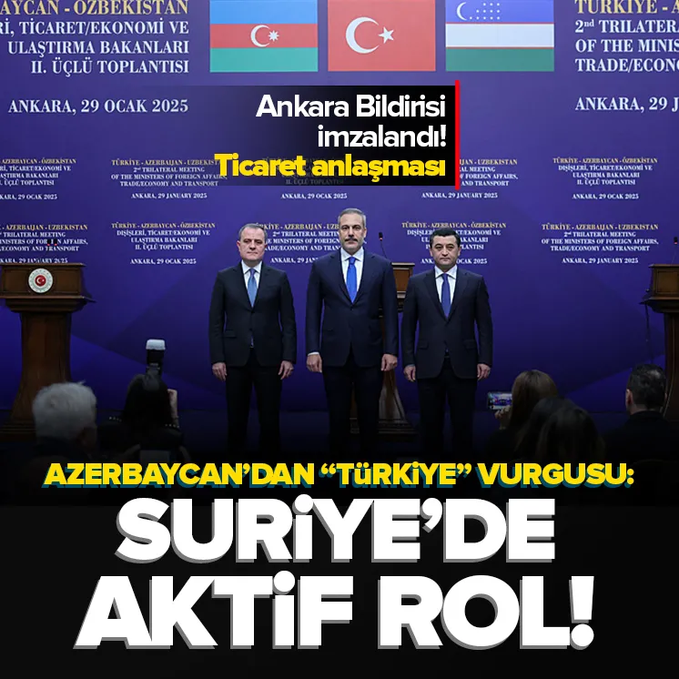 Türkiye-Azerbaycan-Özbekistan arasında anlaşma!