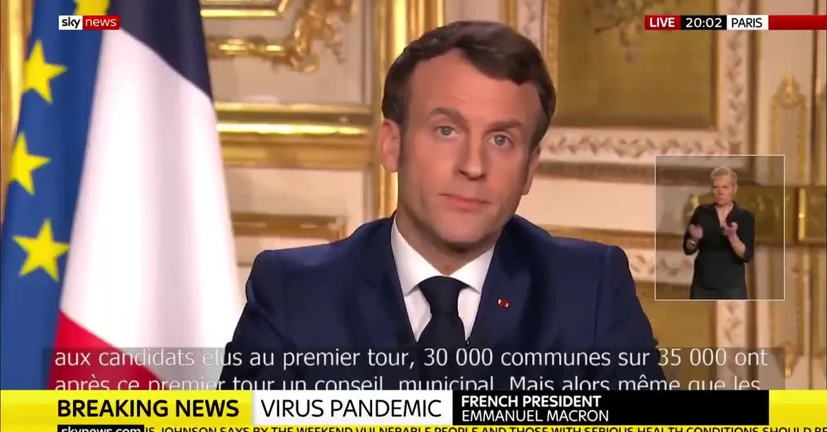 Macron'dan halka koronavirüs fırçası