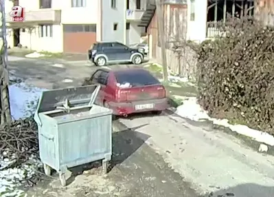 Köpeği ezen sürücü yakalandı