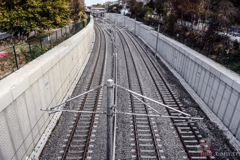 Yüzde 94'ü tamamlanan Halkalı-Gebze banliyö tren hattı havadan görüntülendi 12