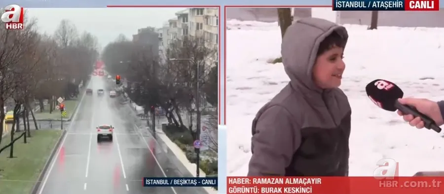 Megakent beyaza büründü! A Haber ekipleri kar nöbetinde: İşte İstanbul'dan kar manzaraları 5