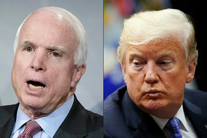 Donald Trump, Beyaz Saray'ın McCain açıklamasını engellemiş - 1