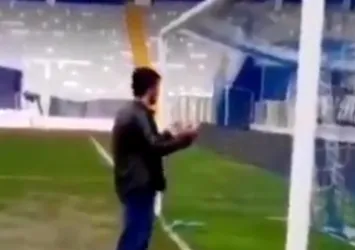 Erzurumpor-Beşiktaş maçında büyü mü yapıldı? Kalenin önünde dua eden genç konuştu