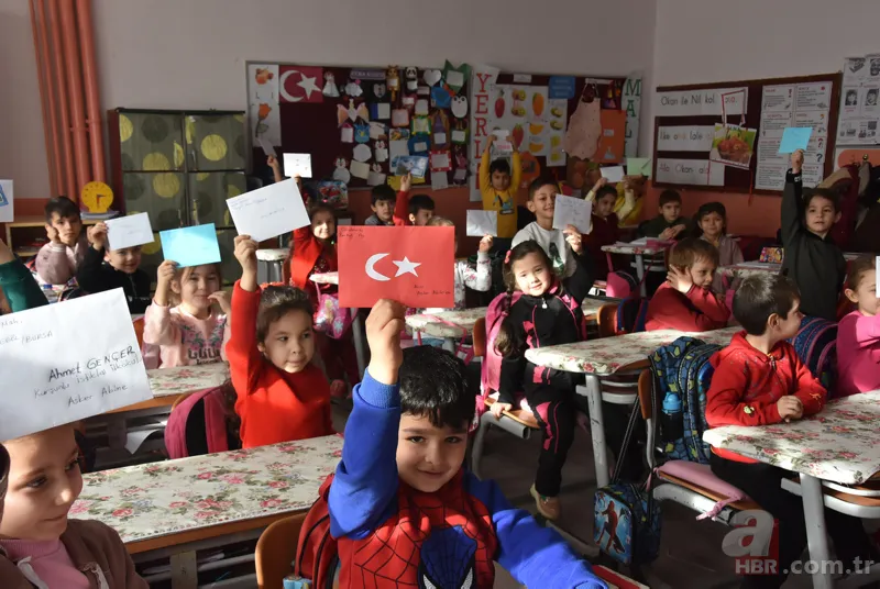 Öğrenciler Mehmetçik'e mektup yazdı 2