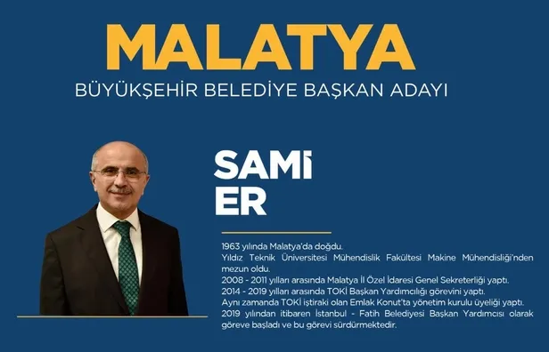 Malatya Büyükşehir Belediyesi başkanı belli oldu! 2024 yerel seçim oy pusulasında hangi isimler olacak? AK Parti, MHP, CHP ve İYİ Parti aday listesi!