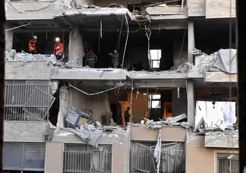 A Haber Beyrut'ta İsrail vurduğu o binada!