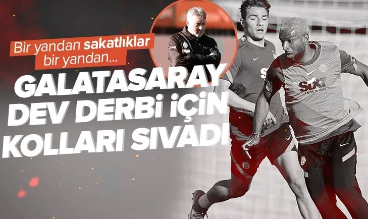Galatasaray’dan Fenerbahçe derbisi için sağlam antrenman
