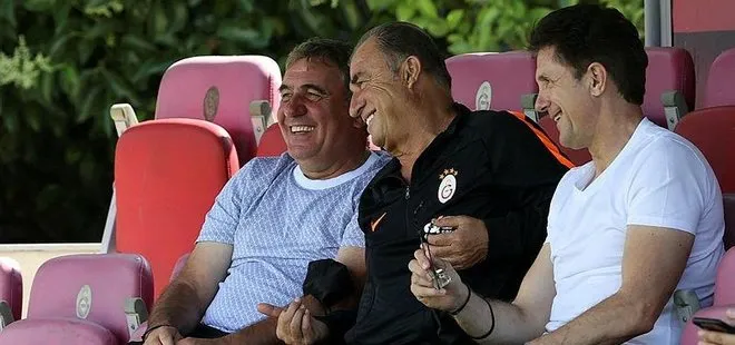 Galatasaray antrenmanını Hagi ve Popescu ziyaret etti!