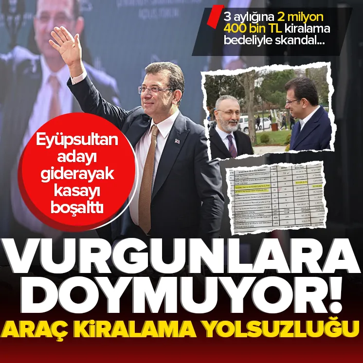 İmamoğlu vurgunlara doymuyor!