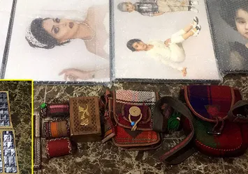 Tablolardan uyuşturucu çıktı