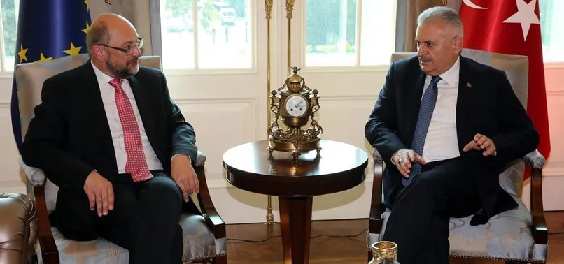 Başbakan'dan AP Başkanı Martin Schulz'a tepki