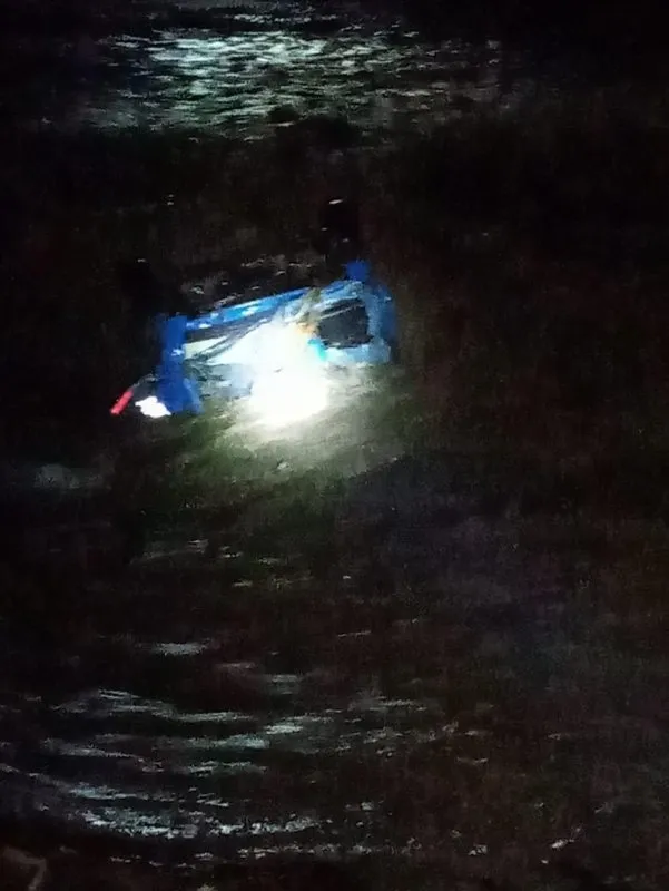 Giresun'da sel felaketi! Jandarma aracı suya gömüldü